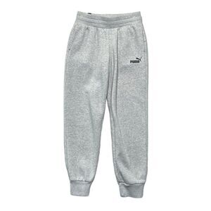 Puma Women's Light Gray Cotton Joggers